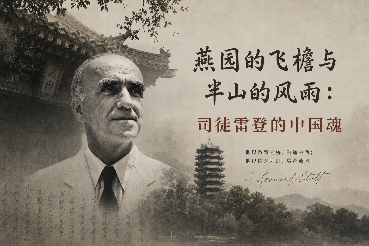 Beneath Yenching’s Eaves and amid the Rain at Banshan: The Chinese Soul of John Leighton Stuart
